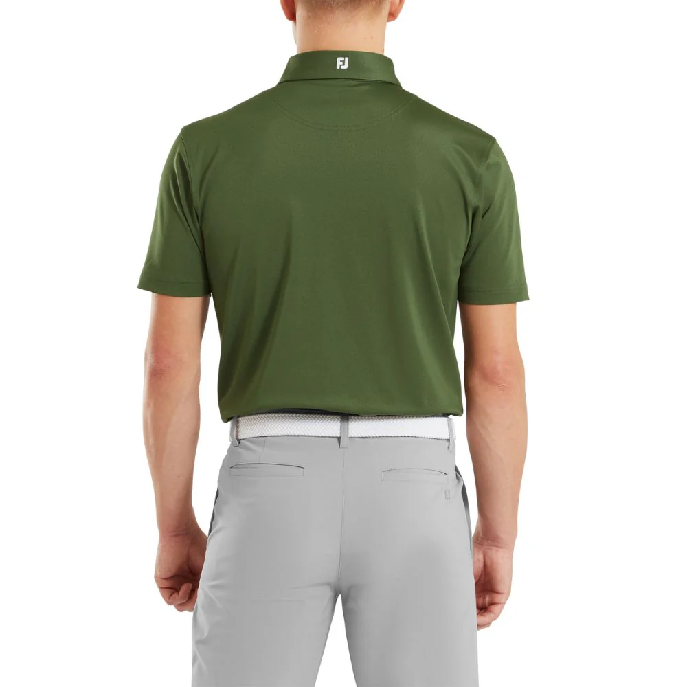 FootJoy Essentials Stretch Pique Solid Golf Polo Shirt - 84455 - Image 4