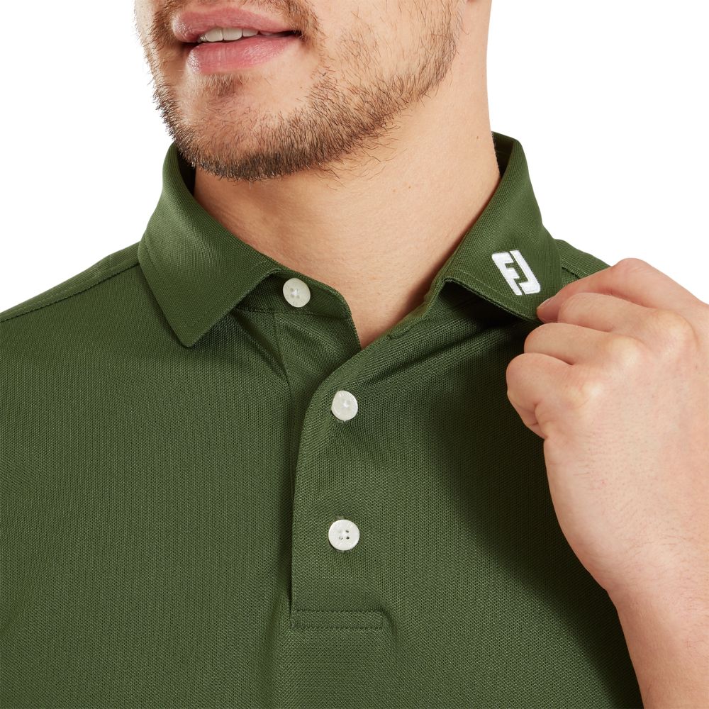FootJoy Essentials Stretch Pique Solid Golf Polo Shirt - 84455 - Image 5