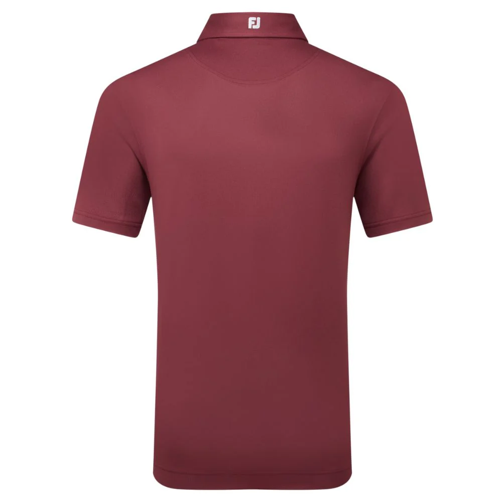 FootJoy Essentials Stretch Pique Solid Golf Polo Shirt - 84456 - Image 2