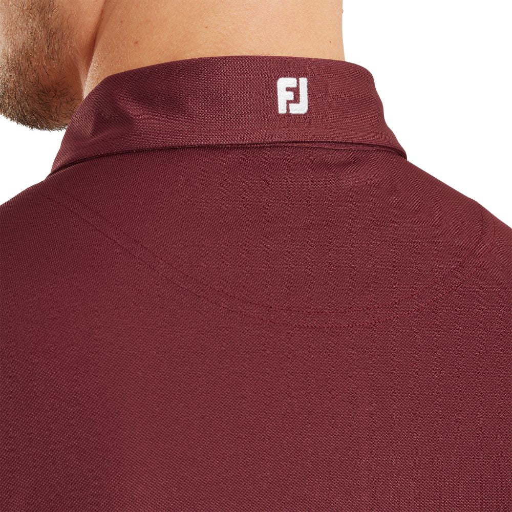 FootJoy Essentials Stretch Pique Solid Golf Polo Shirt - 84456 - Image 5