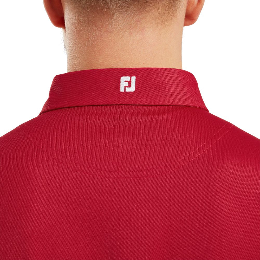 FootJoy Essentials Stretch Pique Solid Golf Polo Shirt - 91825 - Image 5