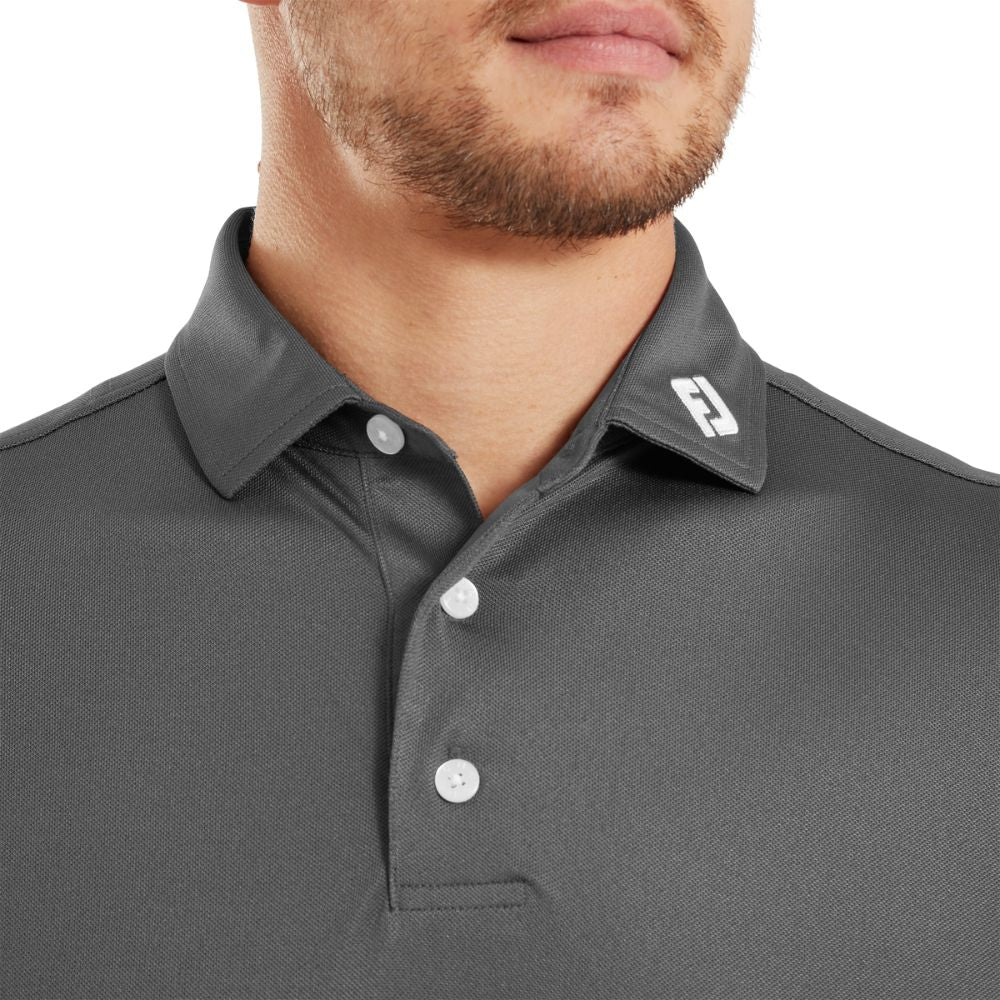 FootJoy Essentials Stretch Pique Solid Golf Polo Shirt - 92420 - Image 5