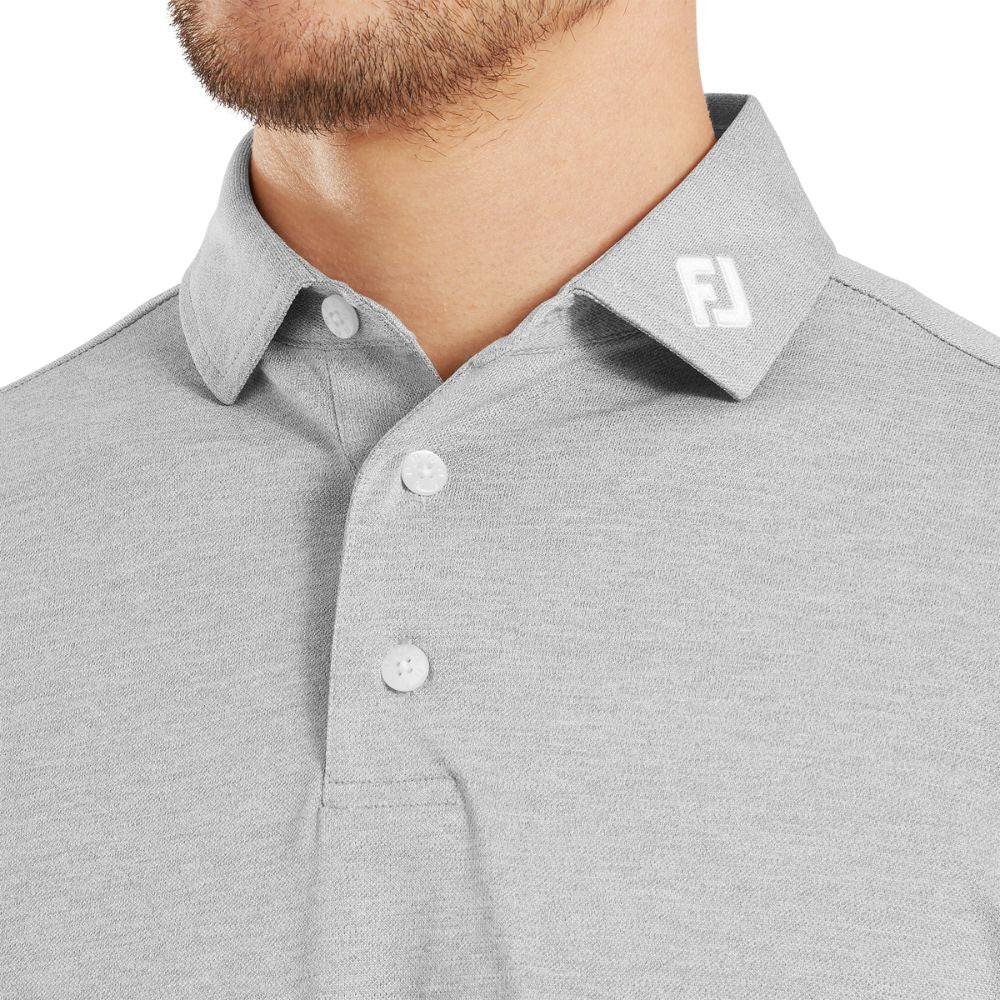 FootJoy Essentials Stretch Pique Solid Golf Polo Shirt - 91819 - Image 5