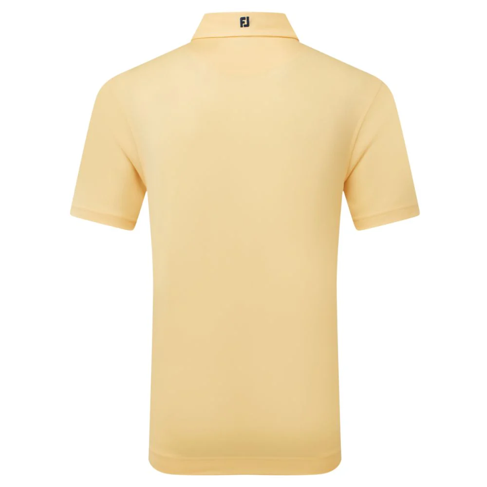 FootJoy Essentials Stretch Pique Solid Golf Polo Shirt - 91839 - Image 2