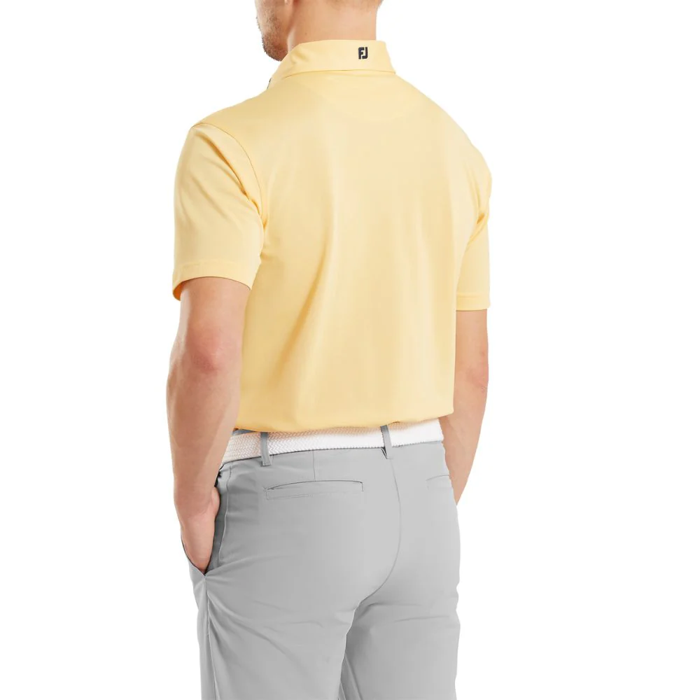 FootJoy Essentials Stretch Pique Solid Golf Polo Shirt - 91839 - Image 4