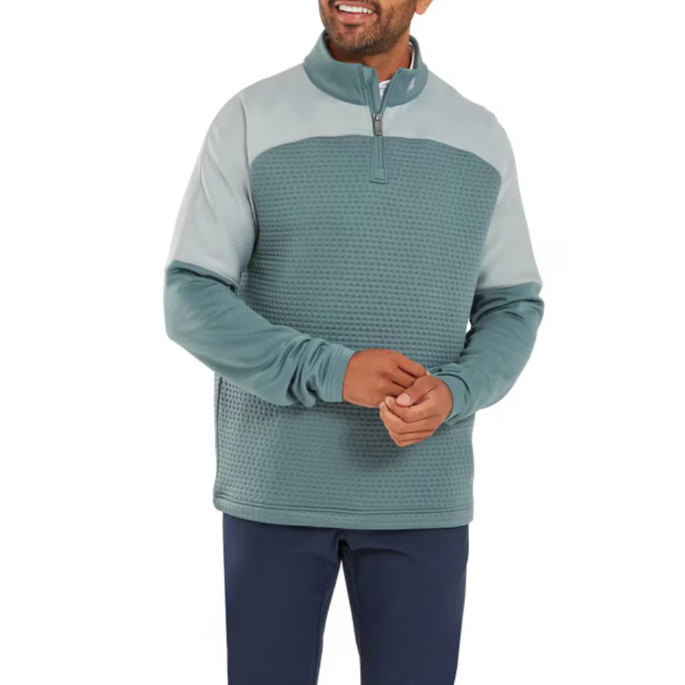 FootJoy ThermoSeries Jacquard Golf Pullover - 38488 - Image 3