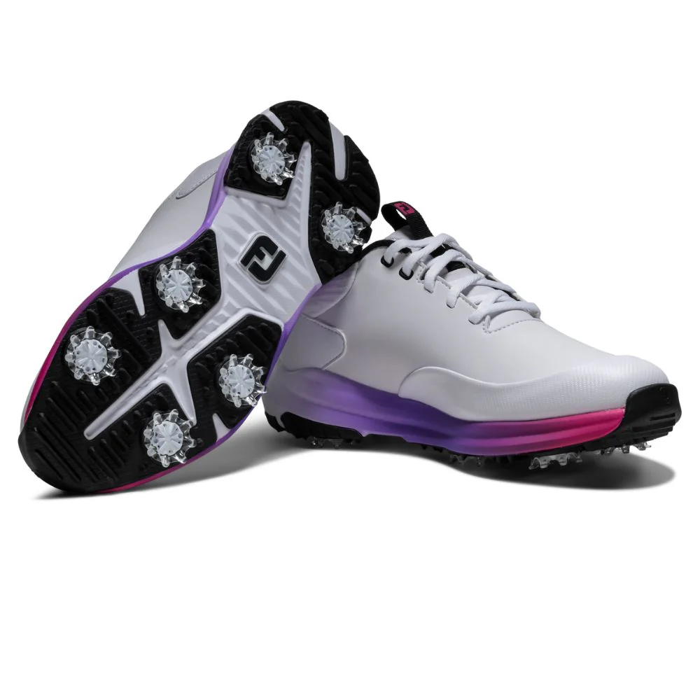 FootJoy Tour Rival Ladies Spiked Golf Shoes - Wide Fit - 97857 - Image 6