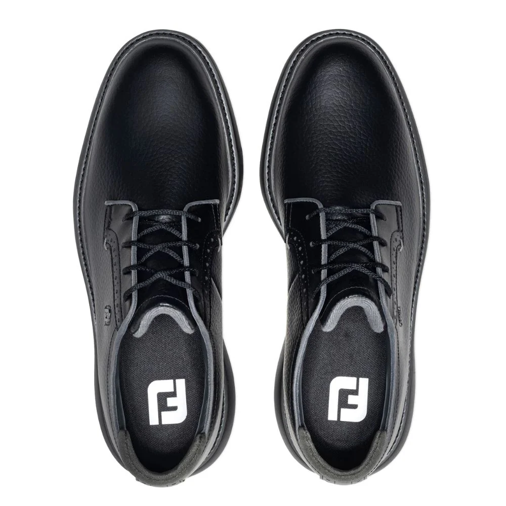 FootJoy Traditions Blucher Mens Spiked Golf Shoes - 57968 Wide - Image 4