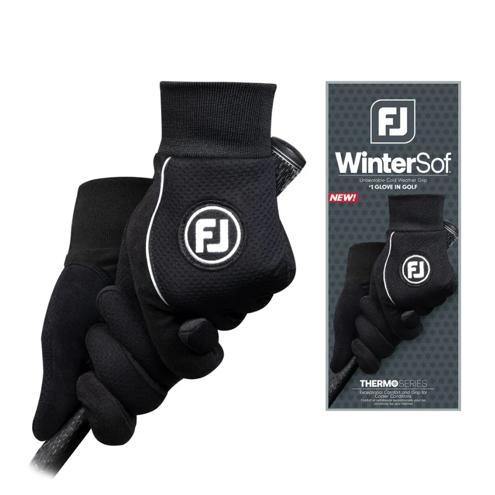 FootJoy WinterSof Men's Thermal Winter Golf Gloves - Pairs - 66967E