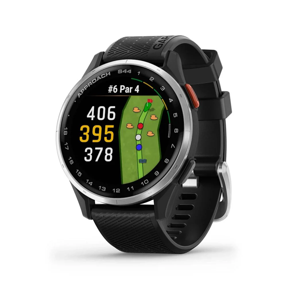 Garmin Approach S44 Golf GPS Watch - Silver Aluminium Bezel / Black - Image 3
