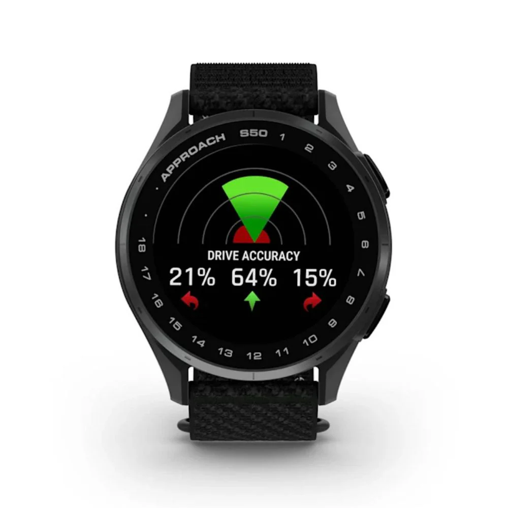 Garmin Approach S50 GPS Golf Watch - Black - Image 2