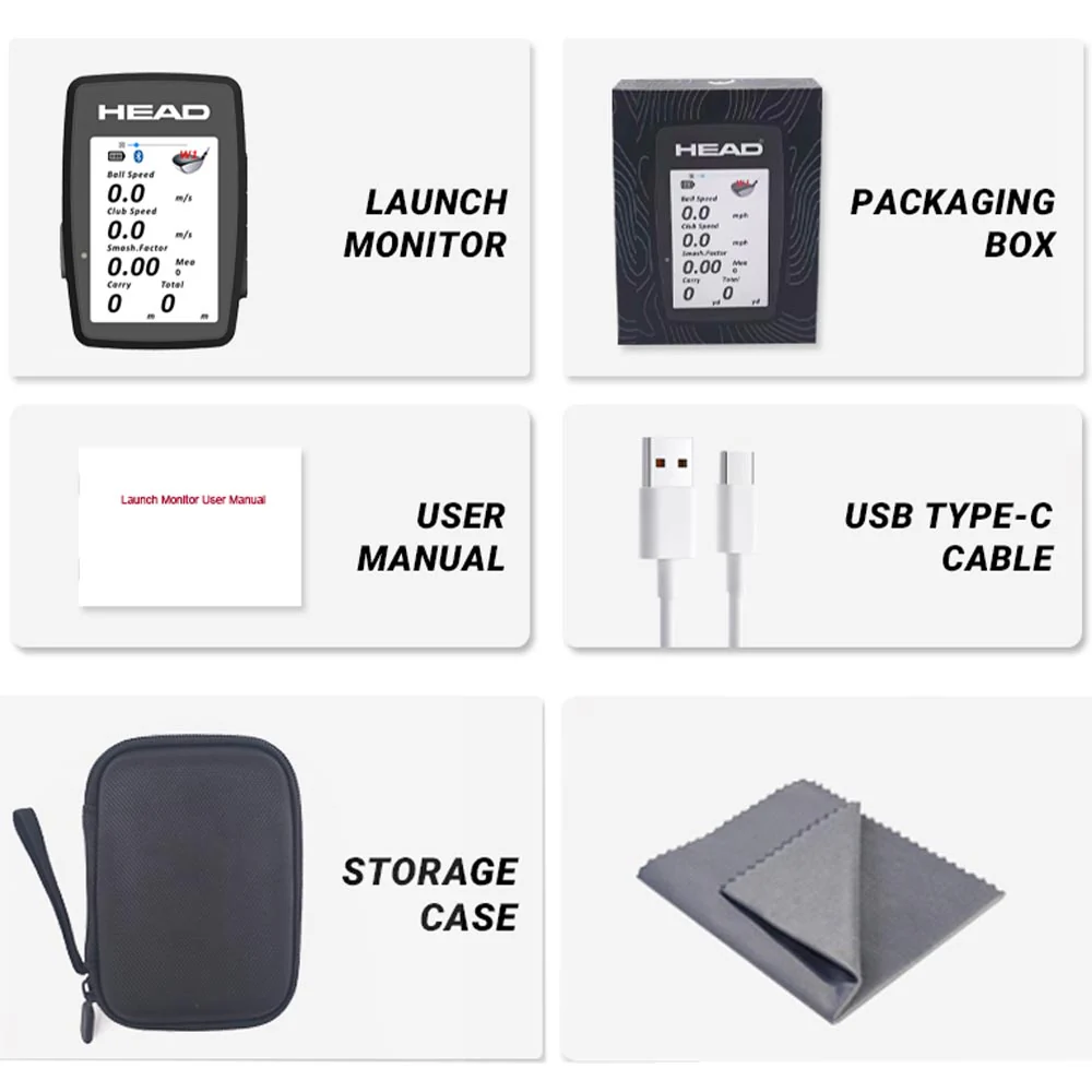HEAD Golf Portable Launch Monitor + FREE Carry Case - Image 6