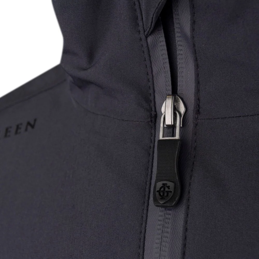 Island Green Waterproof Men's Stretch Golf Jacket - Charcoal - Image 6