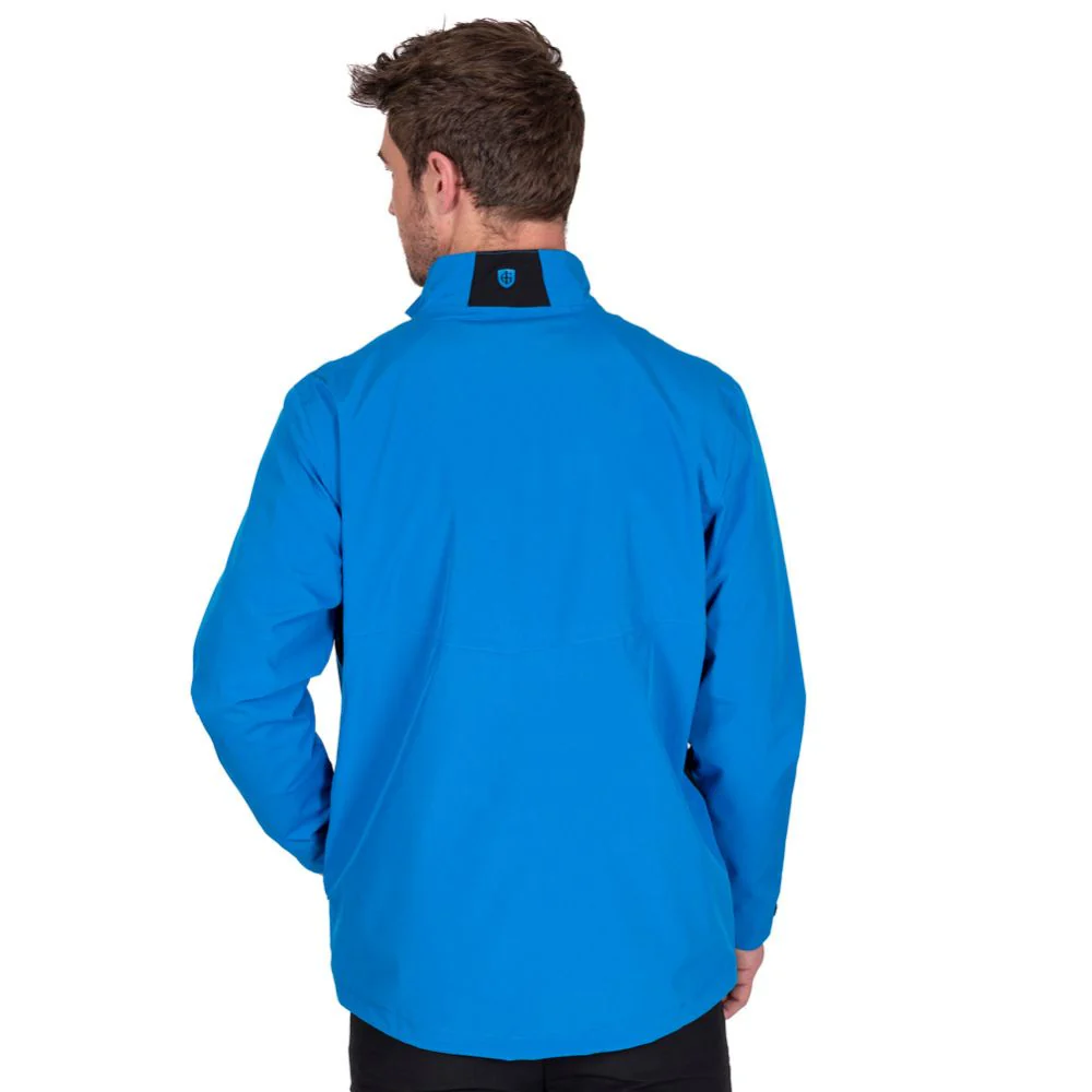 Island Green Waterproof Men's Stretch Golf Jacket - Blue - Image 5