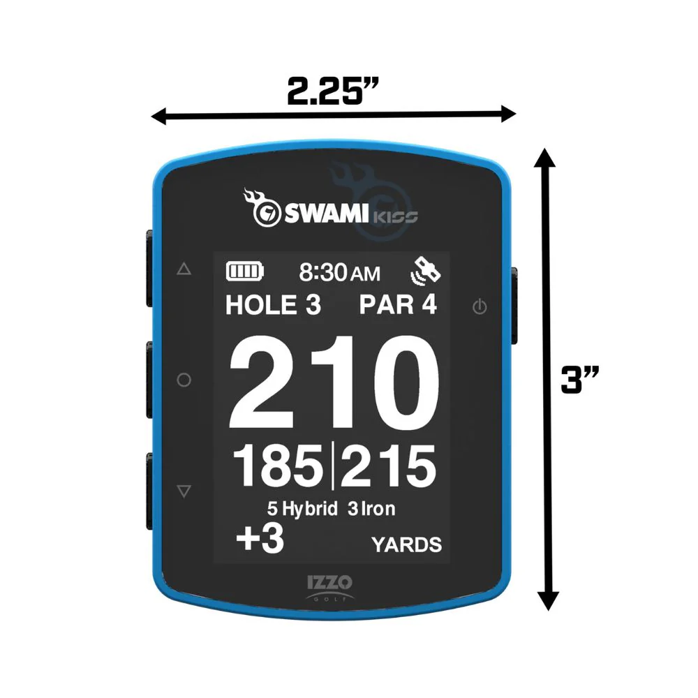 Izzo Golf Swami Kiss 2.0 Handheld GPS Device - Image 3