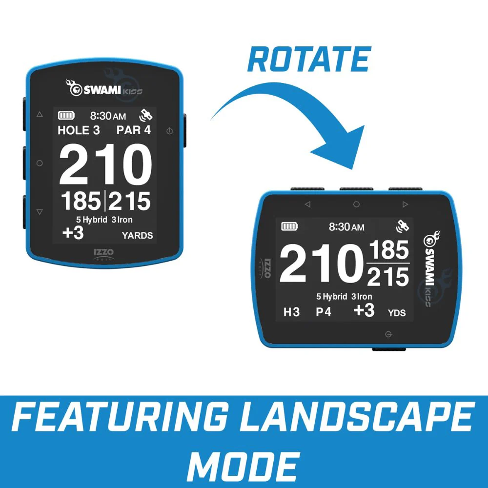Izzo Golf Swami Kiss 2.0 Handheld GPS Device - Image 4