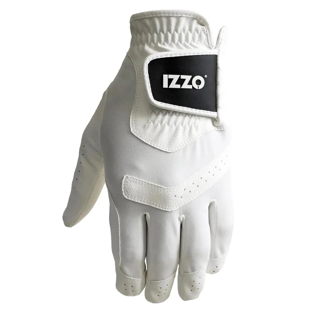 Izzo Universal Fit One Size Fits All White Golf Glove