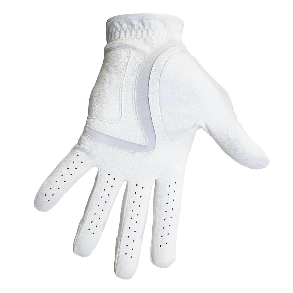 Izzo Universal Fit One Size Fits All White Golf Glove - Image 2