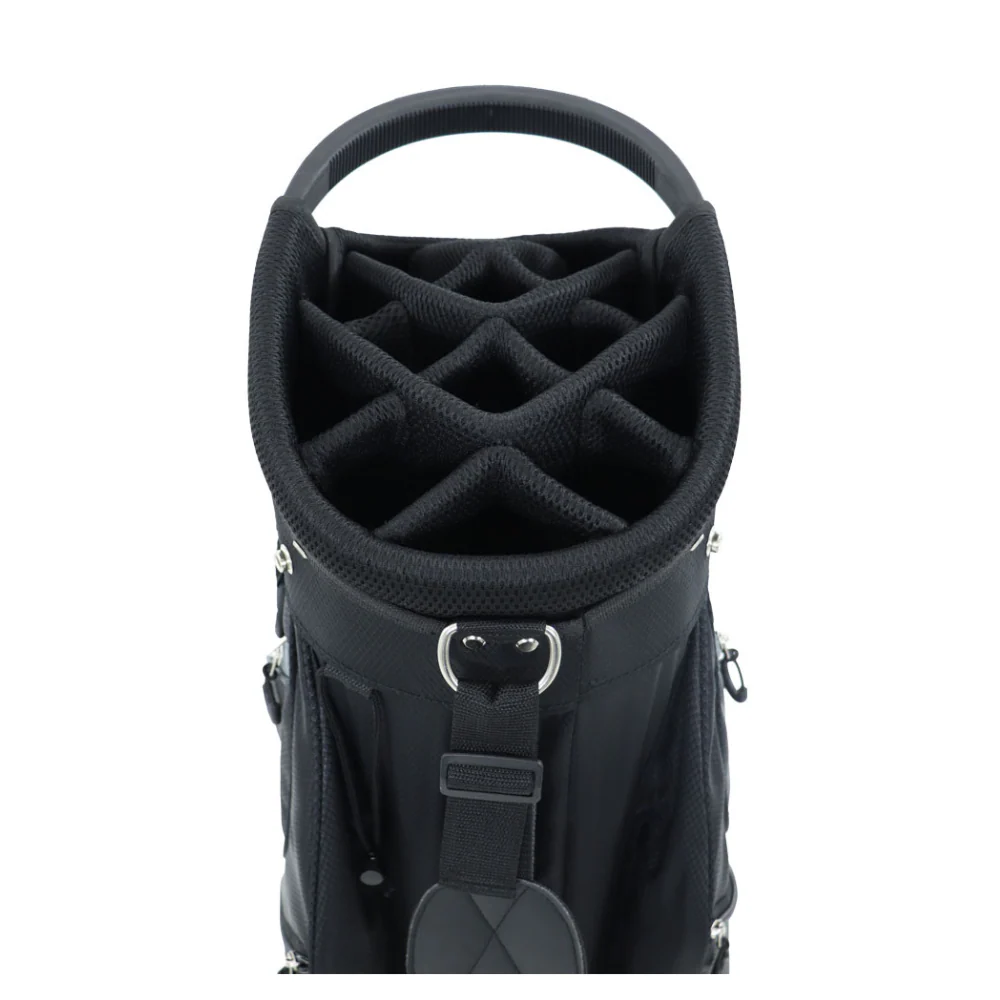 Ben Sayers DLX Cart Bag 2026 - Black / Grey - Image 2