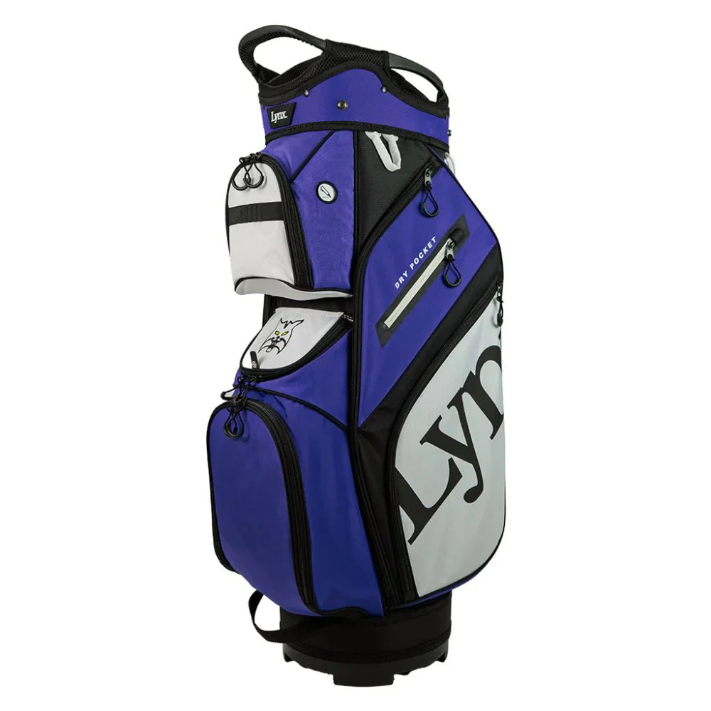 Lynx Golf Liberty Cart Bag - Purple / White