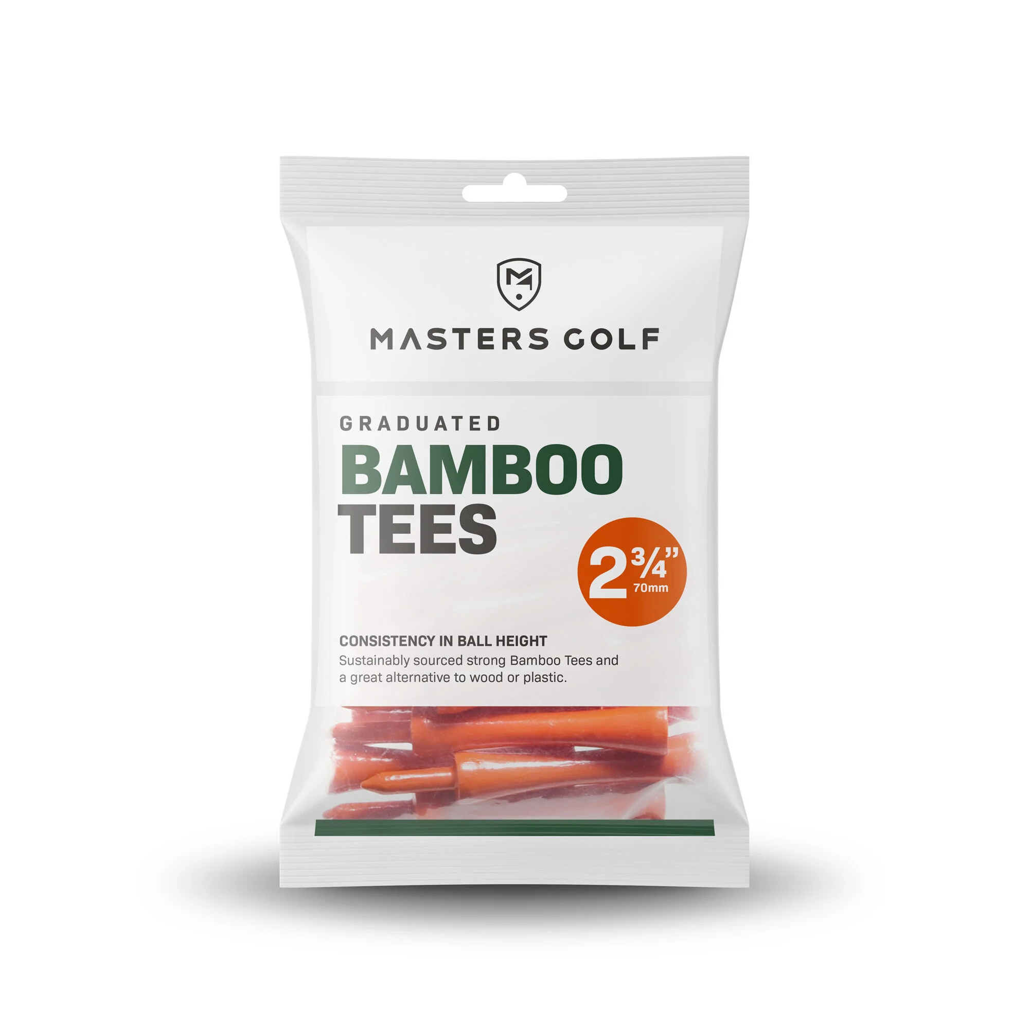 Masters Golf Bamboo Graduated Castle Tees - Image 3