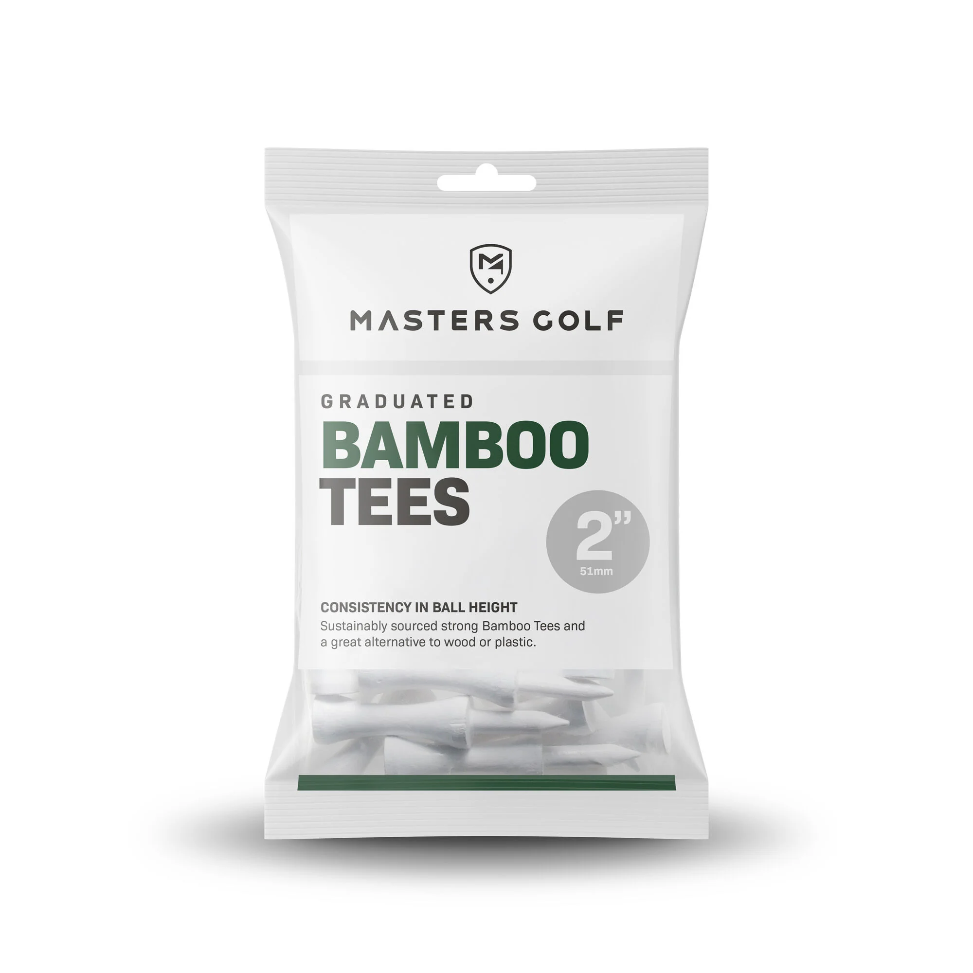 Masters Golf Bamboo Graduated Castle Tees - Image 4