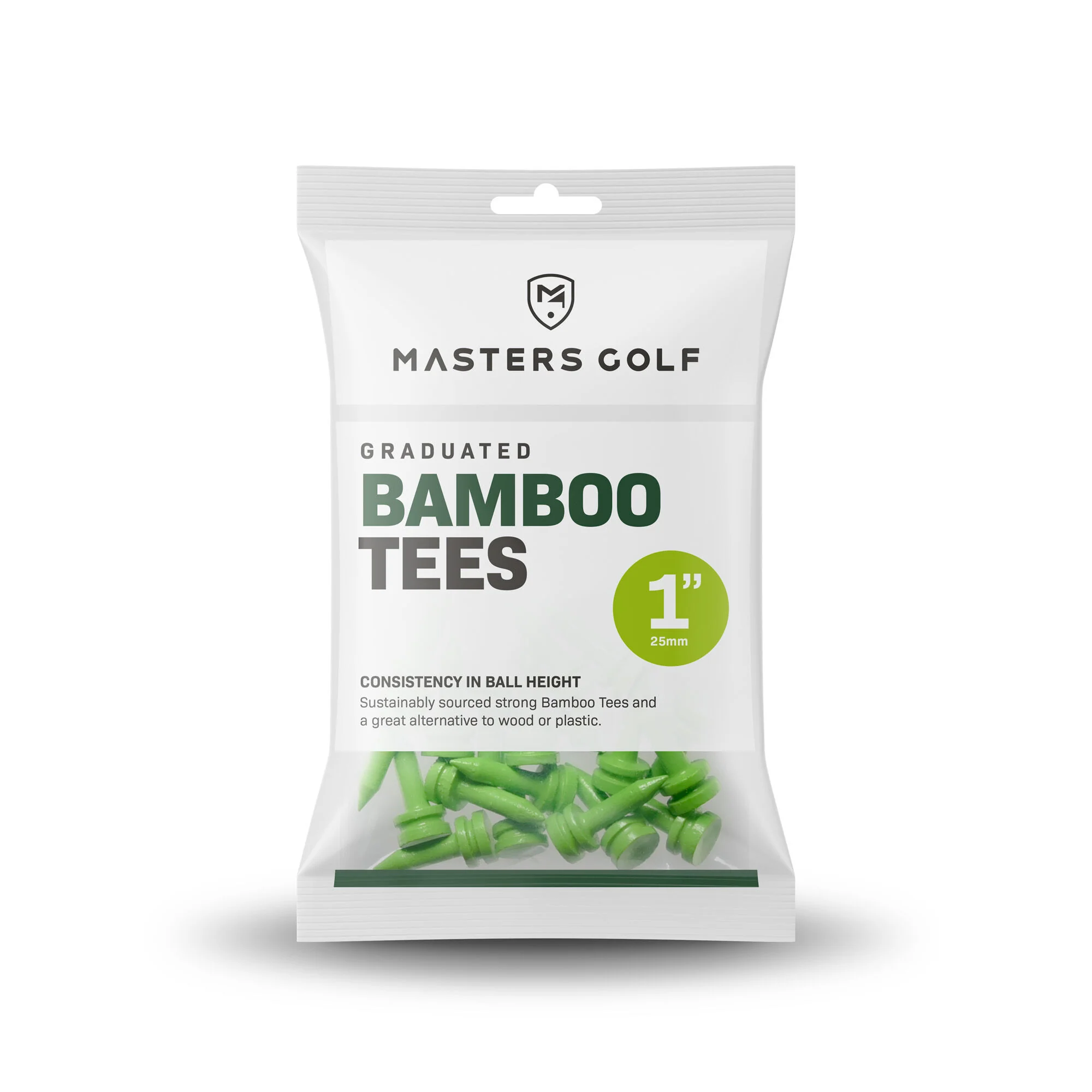 Masters Golf Bamboo Graduated Castle Tees - Image 7