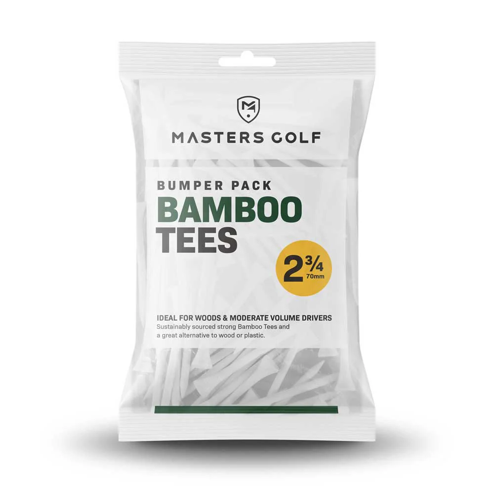 Masters Golf Bamboo Standard White Tees Bumper Pack - Image 3