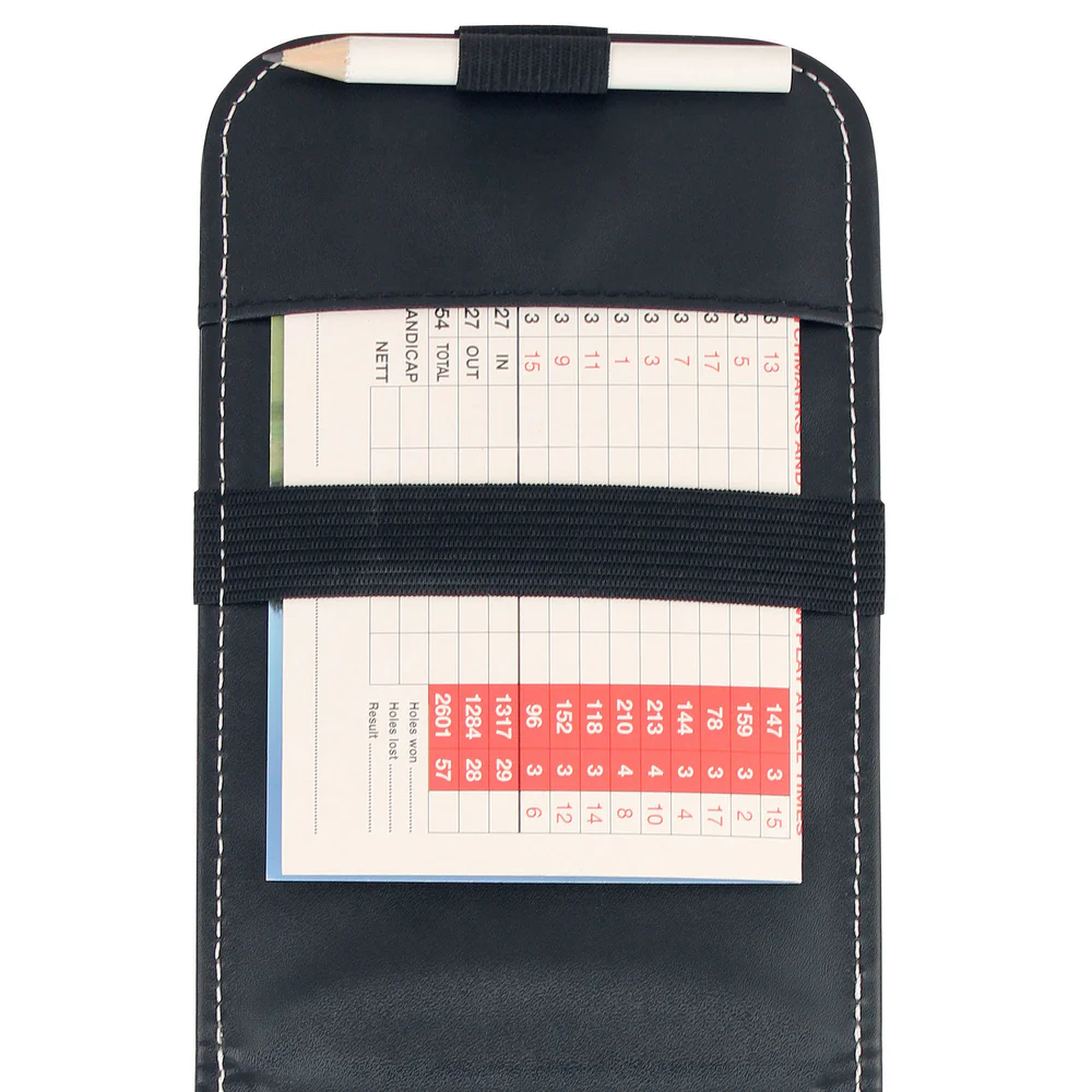 Masters Golf Premium Leatherette Scorecard Holder - Image 2