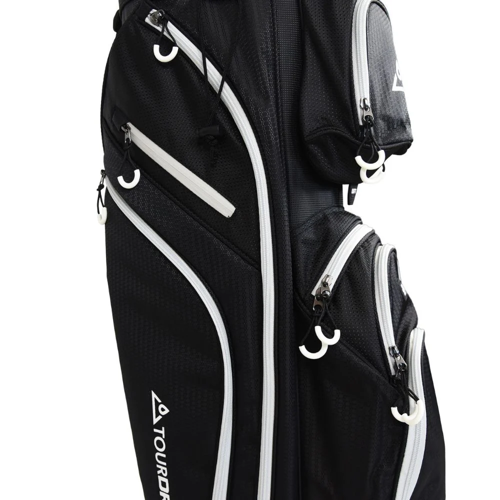 Masters TourDri Water Resistant Golf Cart Bag - Black / Grey - Image 8