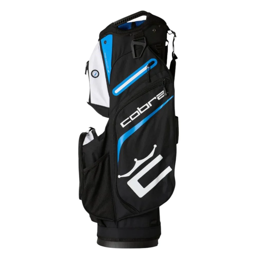 Cobra Golf Signature Cart Bag - Black / White / Vivid Blue