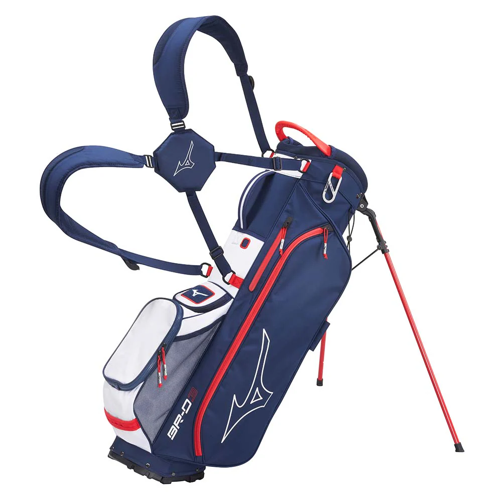 Mizuno BR-D3 25 Stand Bag - Red / Navy