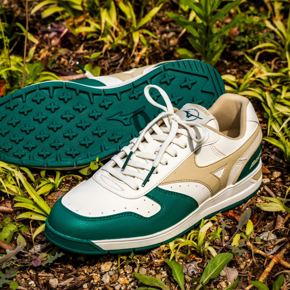 Mizuno City Wind Spikeless Golf Shoe - Alpine Green / Pale Khaki / Snow White - Image 5