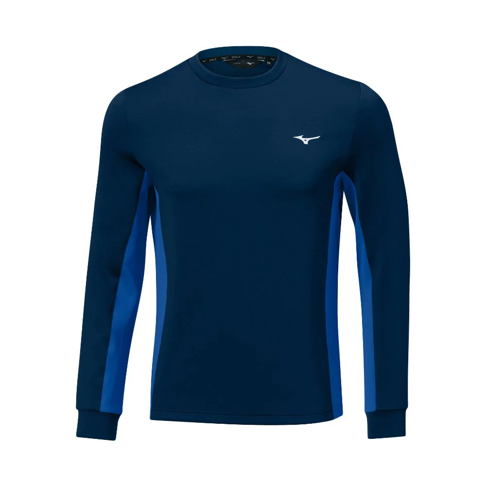Mizuno G-Style Long Sleeve Golf Crew Neck 2.0 2026 - Estate Blue