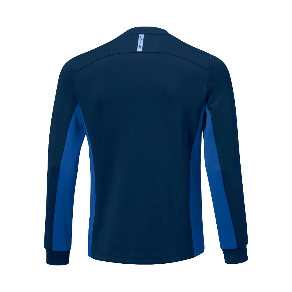Mizuno G-Style Long Sleeve Golf Crew Neck 2.0 2026 - Estate Blue - Image 2