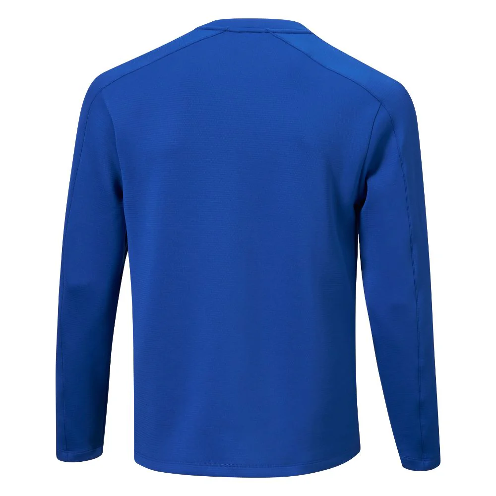 Mizuno G-Style Mens Crew Neck Golf Top 2025 - Blue - Image 2