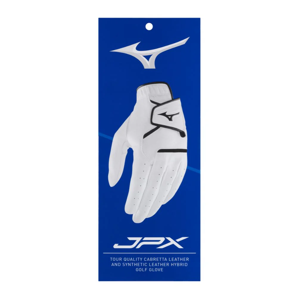 Mizuno JPX Leather Golf Glove - White - Image 2