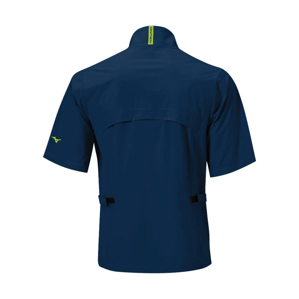Mizuno Motion Half Zip Waterrepellent Light Wind Golf Top 2026 - Estate Blue - Image 2