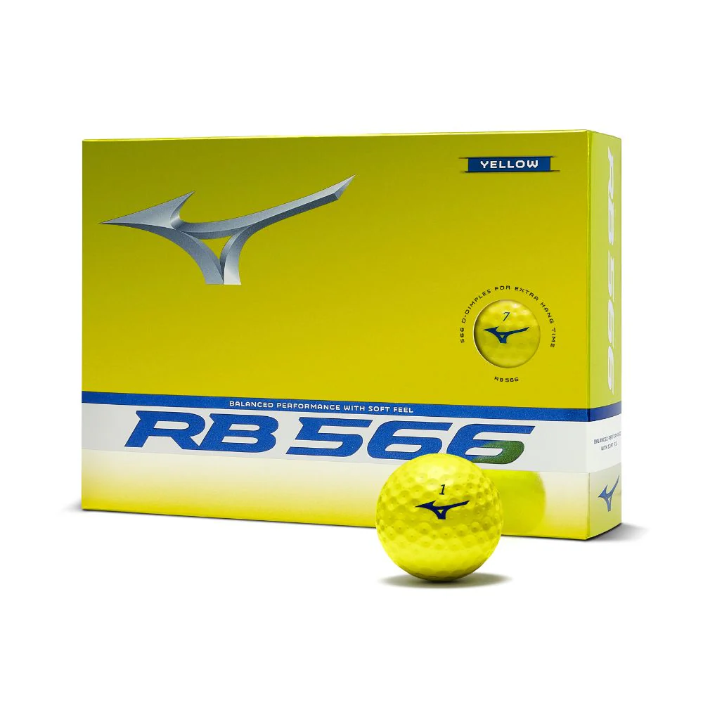 Mizuno RB 566 Golf Balls - Yellow