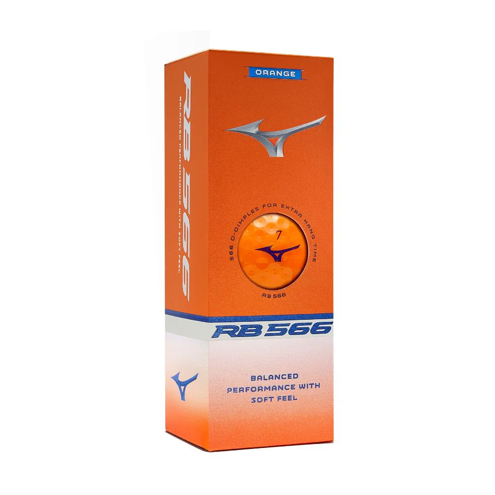 Mizuno RB 566 Golf Balls - Orange - Image 2