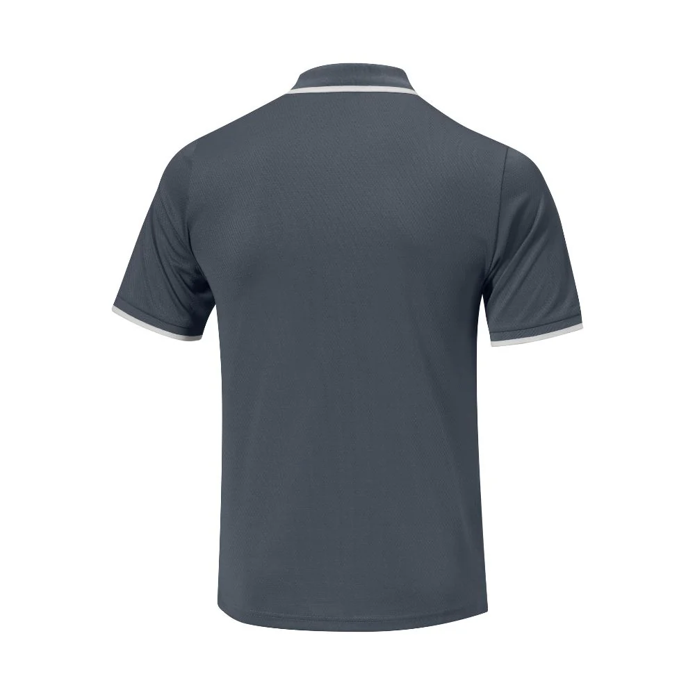 Mizuno Rib Knitted Short Sleeve Golf Polo Shirt Shirt 2026 - Lava Smoke - Image 2