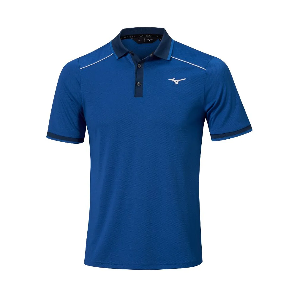 Mizuno Rib Knitted Short Sleeve Golf Polo Shirt Shirt 2026 - Surf the Web