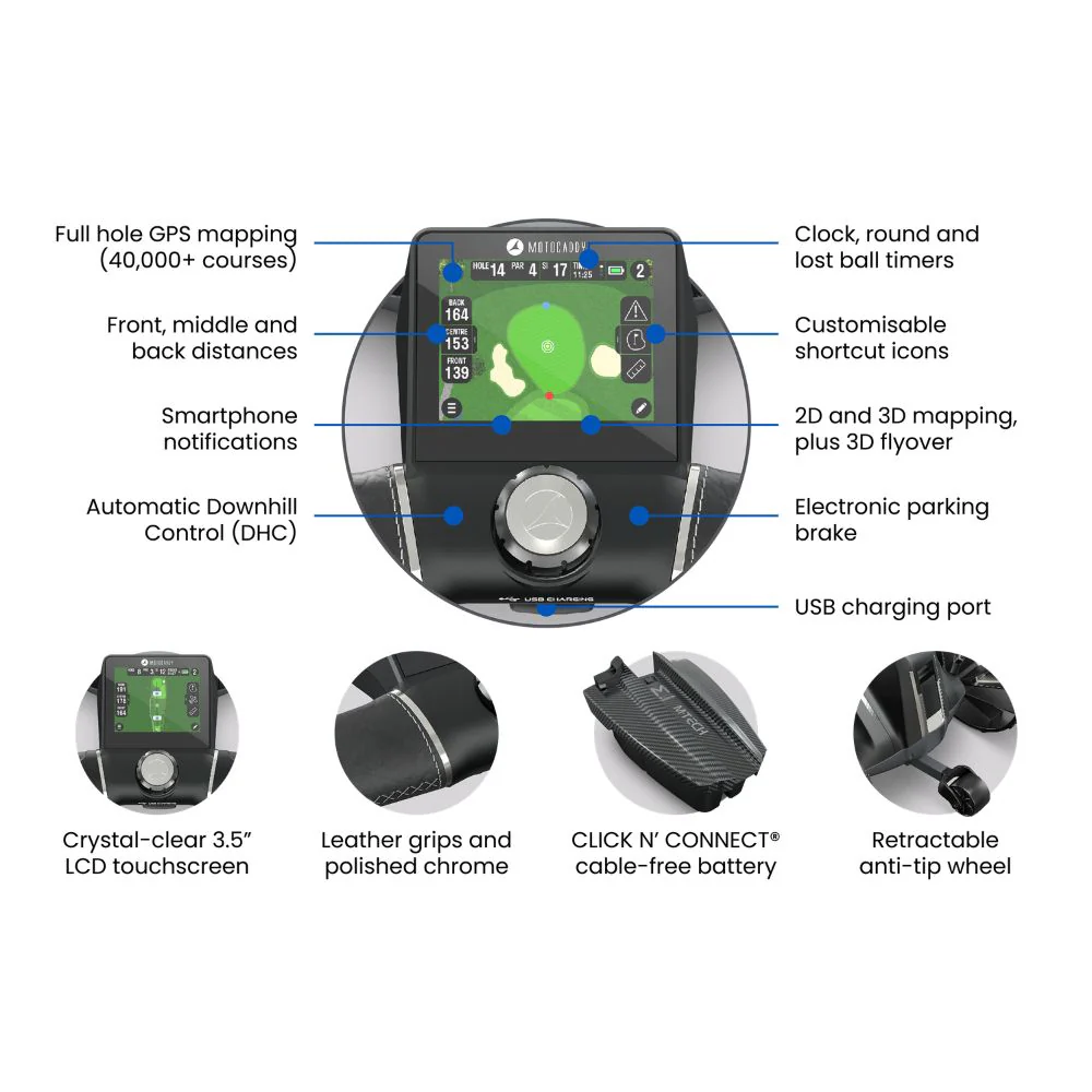 Motocaddy M·Tech Ultra Lithium Electric Golf Trolley 2026 + FREE GIFT - Image 5