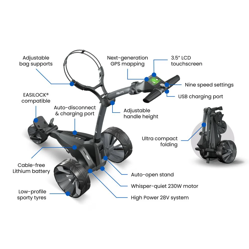 Motocaddy M5 GPS Lithium Electric Golf Trolley 2026 + FREE GIFT - Image 8