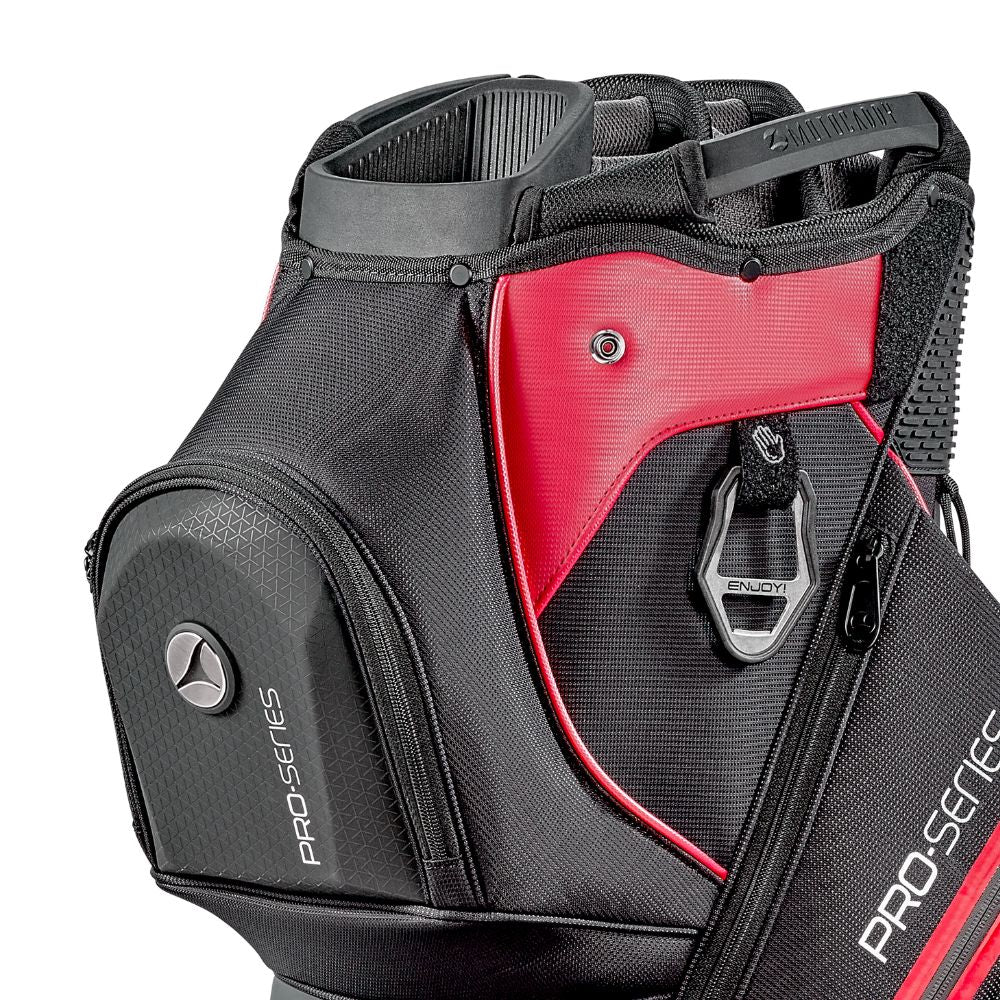 Motocaddy Pro Series Deluxe Golf Cart Bag - Black / Red - Image 4