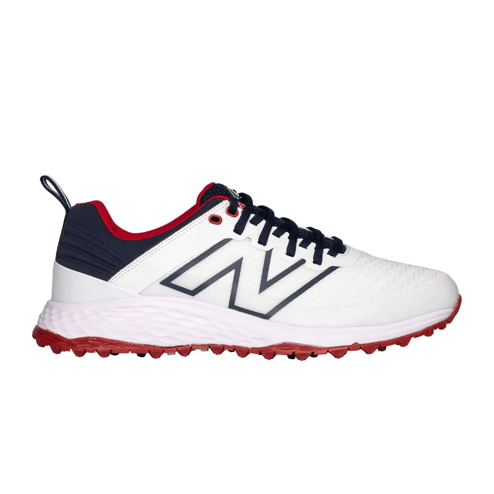 New Balance Fresh Foam Contend V2 Mens Spikeless Golf Shoes - White Navy