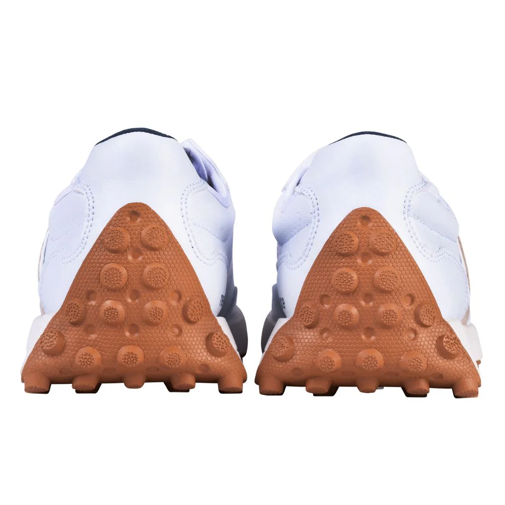 New Balance Ladies 327 Spikeless Golf Shoes 2026 - White / Tan - Image 5