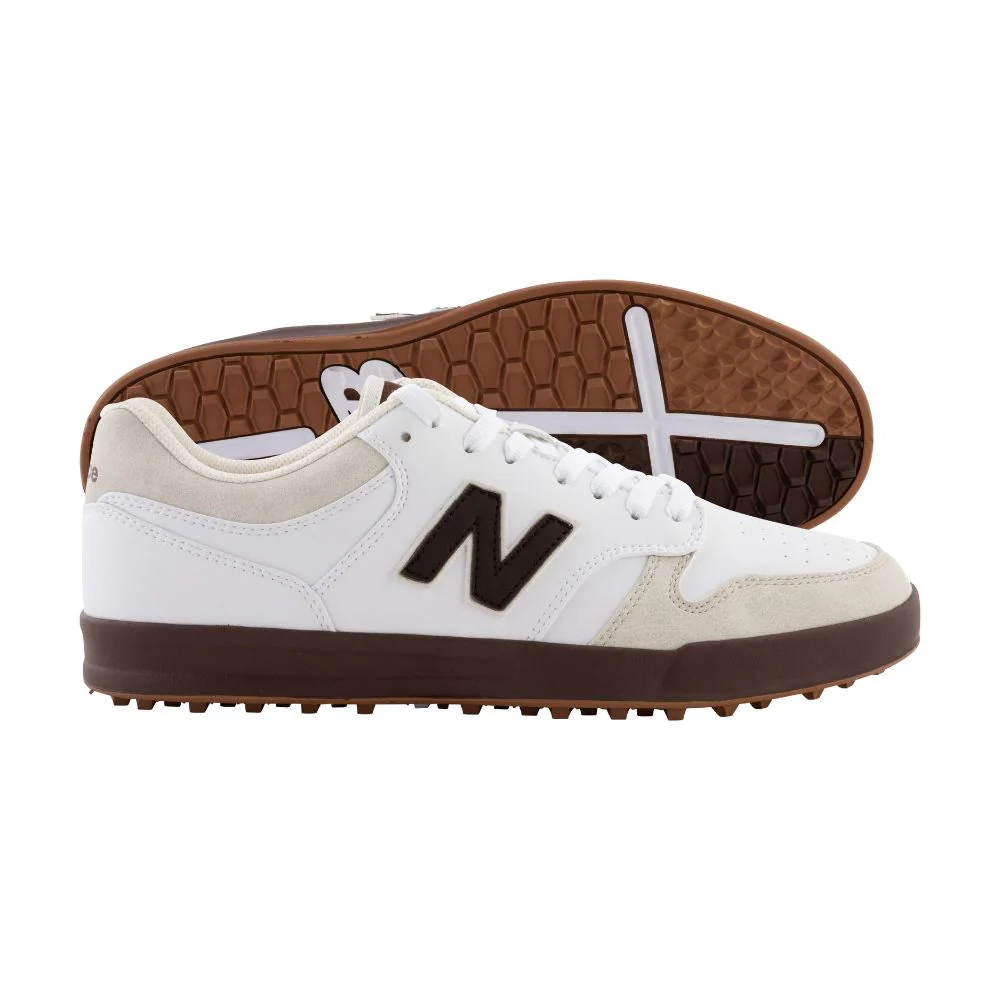 New Balance Men's 480 Spikeless Golf Shoes 2026 - Brown / Khaki - Image 2