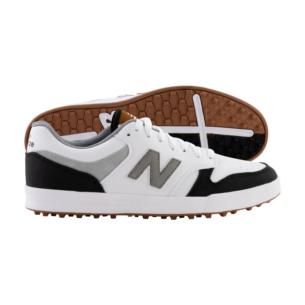 New Balance Men's 480 Spikeless Golf Shoes 2026 - White / Black - Image 2