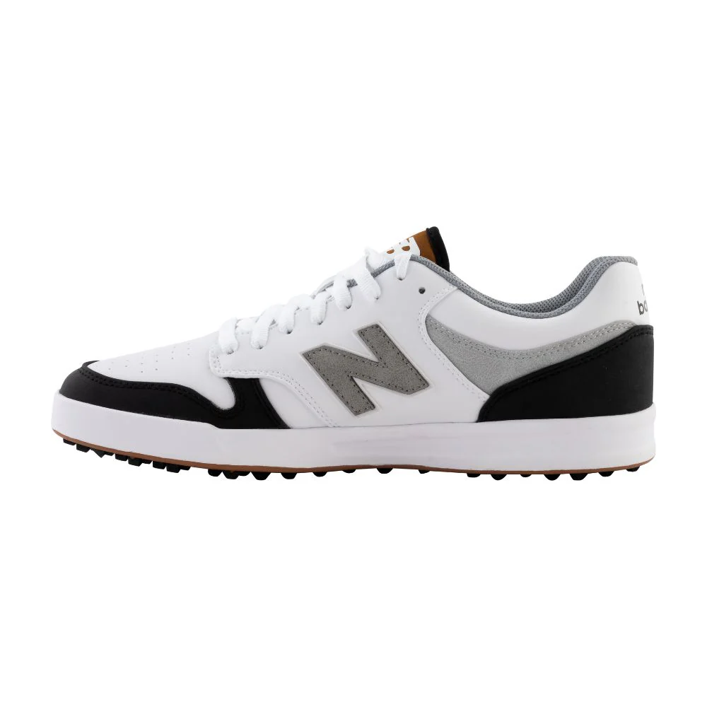 New Balance Men's 480 Spikeless Golf Shoes 2026 - White / Black - Image 4